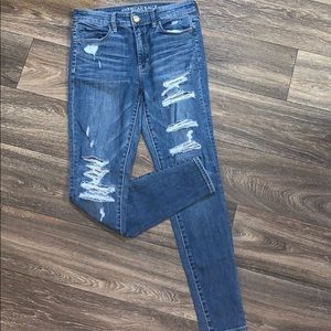 AE destructed jeans